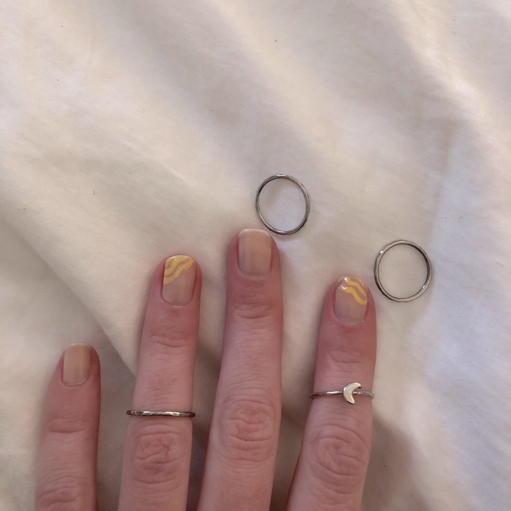 Silver Midi Ring Set